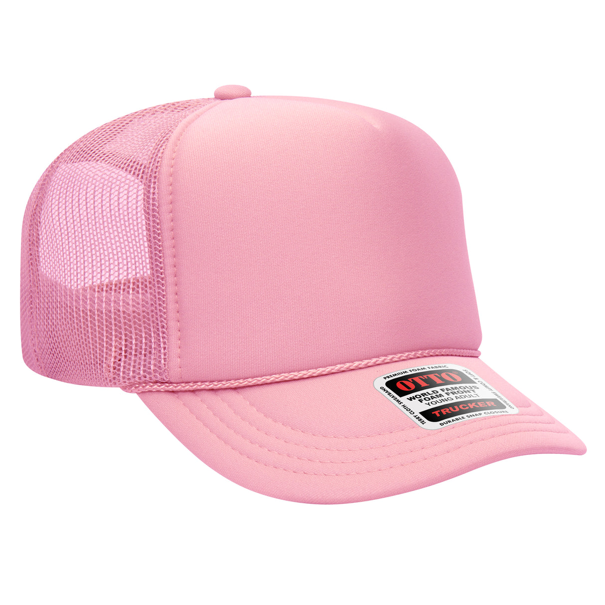 OTTO CAP® 5 Panel High Crown Mesh Back Trucker Hat OTTO 39-165