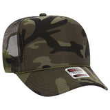 OTTO CAP 5 Panel High Crown Mesh Back Foam Trucker Hat 39-165