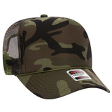 OTTO CAP 5 Panel High Crown Mesh Back Trucker Hat OTTO 39-165