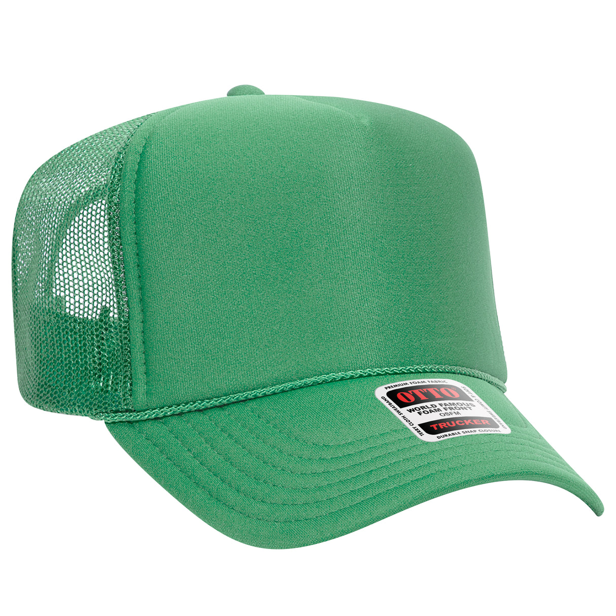 OTTO CAP® 5 Panel High Crown Mesh Back Trucker Hat OTTO 39-165