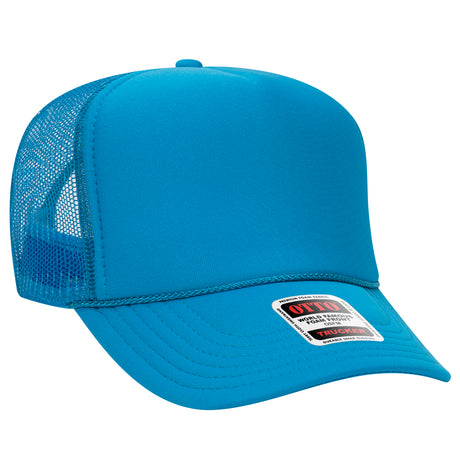 OTTO CAP 5 Panel High Crown Mesh Back Trucker Hat OTTO 39-165