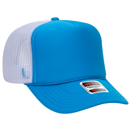 OTTO CAP 5 Panel High Crown Mesh Back Trucker Hat OTTO 39-165