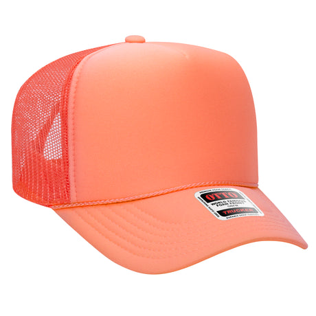 OTTO CAP® 5 Panel High Crown Mesh Back Trucker Hat OTTO 39-165