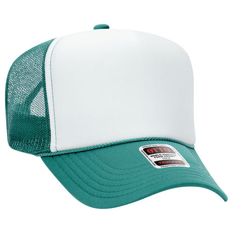 OTTO CAP 5 Panel High Crown Mesh Back Trucker Hat OTTO 39-165