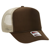 OTTO CAP 5 Panel High Crown Mesh Back Trucker Hat OTTO 39-165
