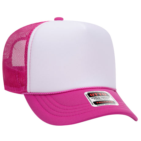 OTTO CAP® 5 Panel High Crown Mesh Back Trucker Hat OTTO 39-165
