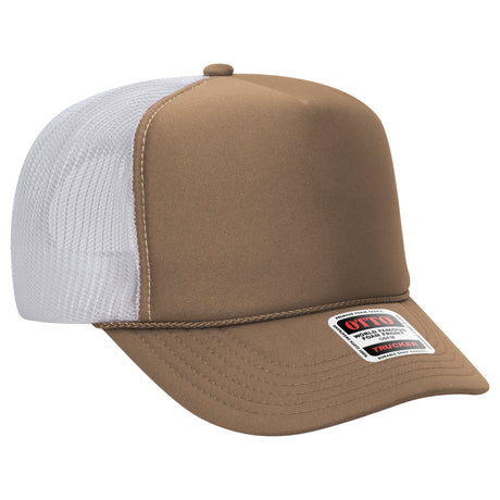 OTTO CAP® 5 Panel High Crown Mesh Back Trucker Hat OTTO 39-165