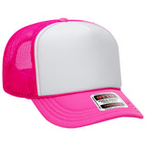 OTTO CAP® 5 Panel High Crown Mesh Back Trucker Hat OTTO 39-165