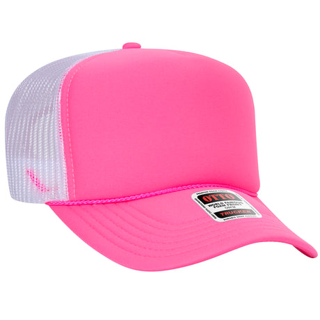 OTTO CAP® 5 Panel High Crown Mesh Back Trucker Hat OTTO 39-165
