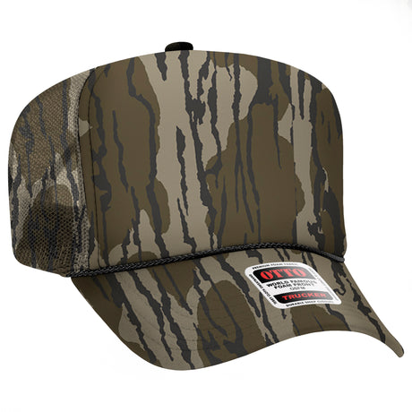 OTTO CAP® 5 Panel High Crown Mesh Back Trucker Hat OTTO 39-165