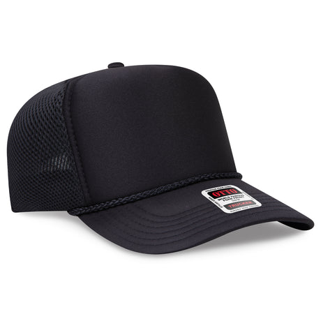 OTTO CAP® 5 Panel High Crown Air Mesh Back Trucker Hat OTTO 39-166
