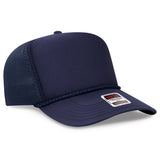 OTTO CAP® 5 Panel High Crown Air Mesh Back Trucker Hat OTTO 39-166