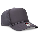 OTTO CAP® 5 Panel High Crown Air Mesh Back Trucker Hat OTTO 39-166
