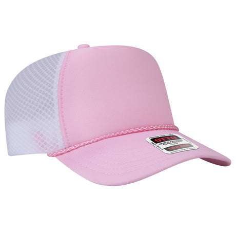 OTTO CAP® 5 Panel High Crown Air Mesh Back Trucker Hat OTTO 39-166