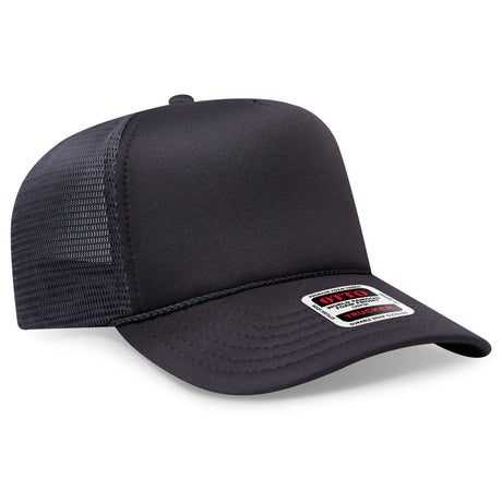 OTTO CAP® OTTO COMFY FIT® 5 Panel High Crown Mesh Back Trucker Hat OTTO 39-167