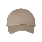 Valucap Bio-Washed Chino Twill Cap - Valucap VC350 Valucap Khaki Adjustable
