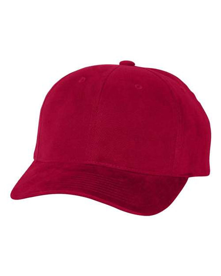 YP Classics Structured Brushed Twill Cap - YP Classics 6363V YP Classics Red One Size