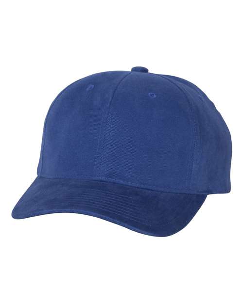 YP Classics Structured Brushed Twill Cap - YP Classics 6363V YP Classics Royal Blue One Size