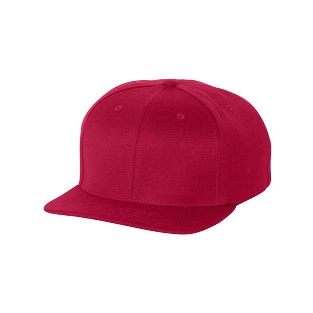 Flexfit 110® Snapback Cap - Flexfit 110F Flexfit Red Adjustable