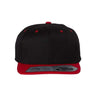 Flexfit 110® Snapback Cap - Flexfit 110F Flexfit Black/ Red Adjustable