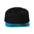 Flexfit 110® Snapback Cap - Flexfit 110F Flexfit Black/ Teal Adjustable