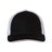 Valucap Sandwich Trucker Cap - Valucap S102 Valucap Black/ White Adjustable