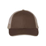 Valucap Sandwich Trucker Cap - Valucap S102 Valucap Brown/ Khaki Adjustable