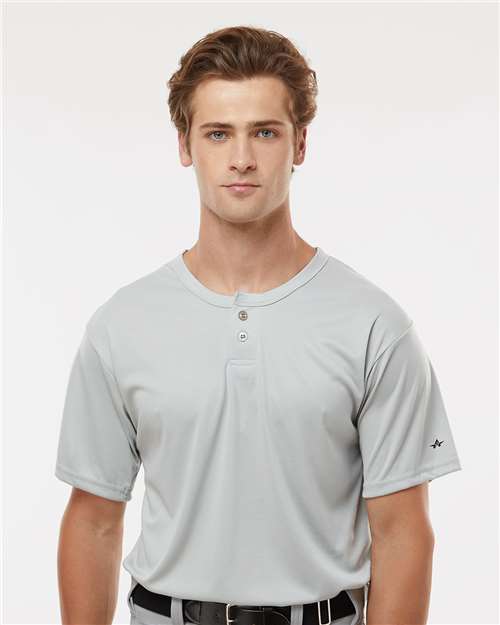 Alleson Athletic Men's B-Core Placket Jersey - Alleson Athletic 7930