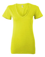 BELLA + CANVAS Women’s Jersey Deep V-Neck Tee - BELLA + CANVAS 6035
