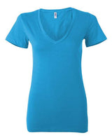 BELLA + CANVAS Women’s Jersey Deep V-Neck Tee - BELLA + CANVAS 6035