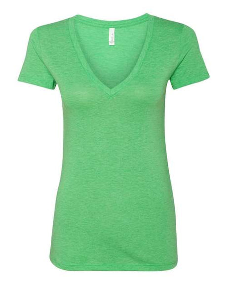 BELLA + CANVAS Women’s Triblend Deep V-Neck Tee - BELLA + CANVAS 8435