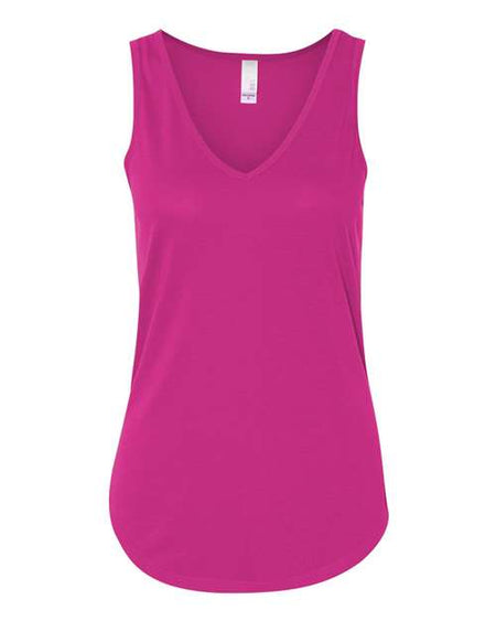 BELLA + CANVAS Women's Flowy V-Neck Tank - BELLA + CANVAS 8805 BELLA + CANVAS Berry S