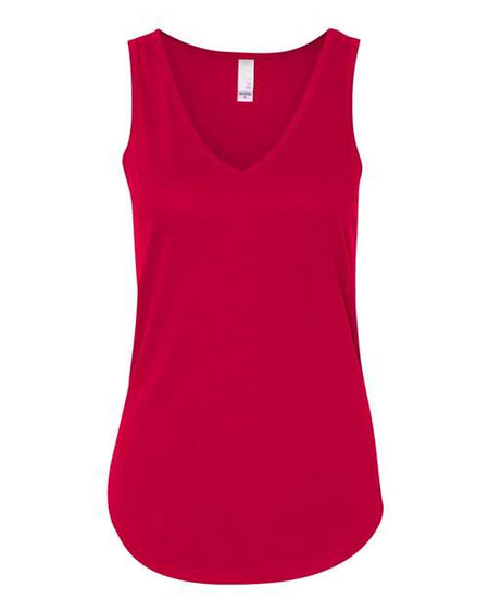 BELLA + CANVAS Women's Flowy V-Neck Tank - BELLA + CANVAS 8805 BELLA + CANVAS Red S