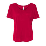 BELLA + CANVAS Women’s Slouchy Tee - BELLA + CANVAS 8816 BELLA + CANVAS Red S