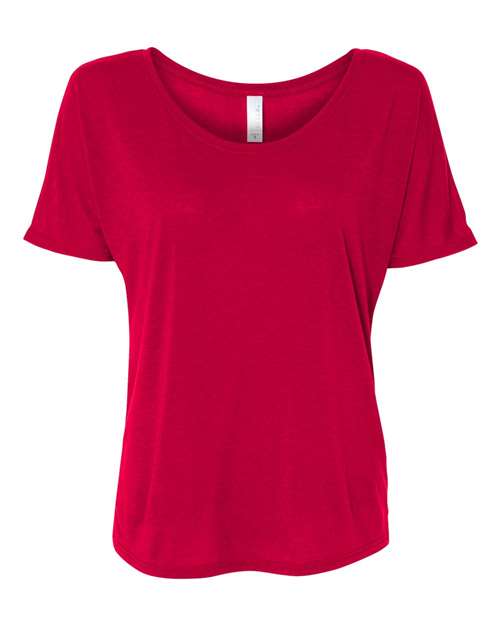 BELLA + CANVAS Women’s Slouchy Tee - BELLA + CANVAS 8816 BELLA + CANVAS Red S