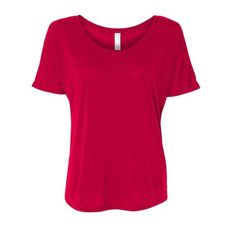 BELLA + CANVAS Women’s Slouchy Tee - BELLA + CANVAS 8816 BELLA + CANVAS Red S