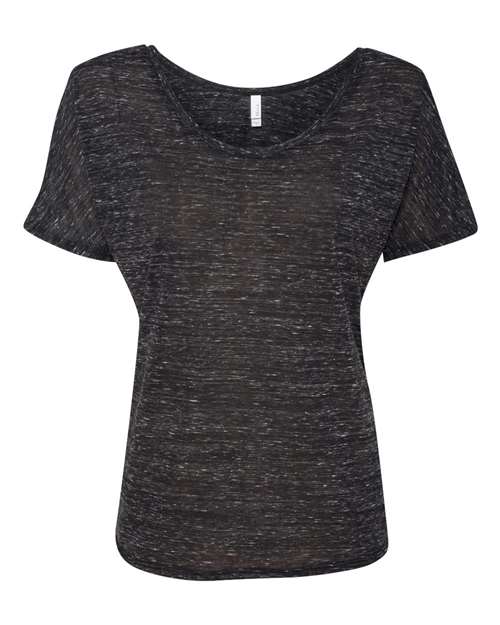 BELLA + CANVAS Women’s Slouchy Tee - BELLA + CANVAS 8816 BELLA + CANVAS Black Marble S