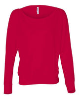 Bella + Canvas 8850 Women’s Flowy Off Shoulder Long Sleeve Tee