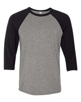 Bella + Canvas 3200 Unisex Three-Quarter Sleeve Baseball Tee