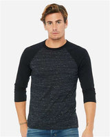 BELLA + CANVAS Unisex Three-Quarter Sleeve Baseball Tee - BELLA + CANVAS 3200