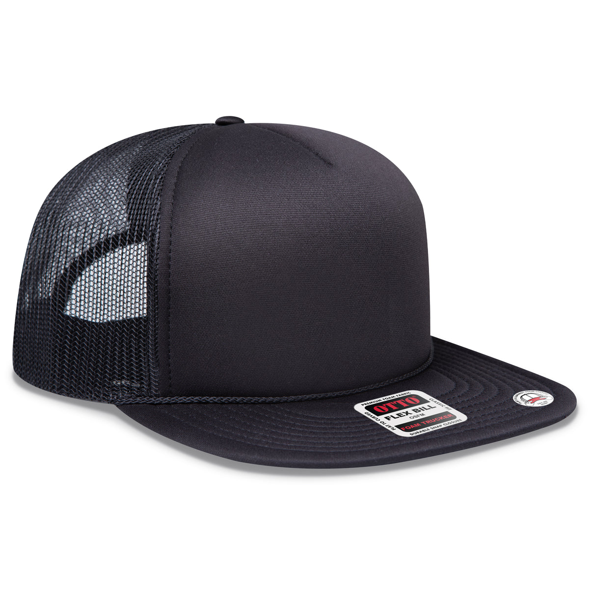 OTTO CAP® OTTO SNAP 5 Panel Pro Style Mesh Back Trucker Snapback Hat OTTO 3995015-1