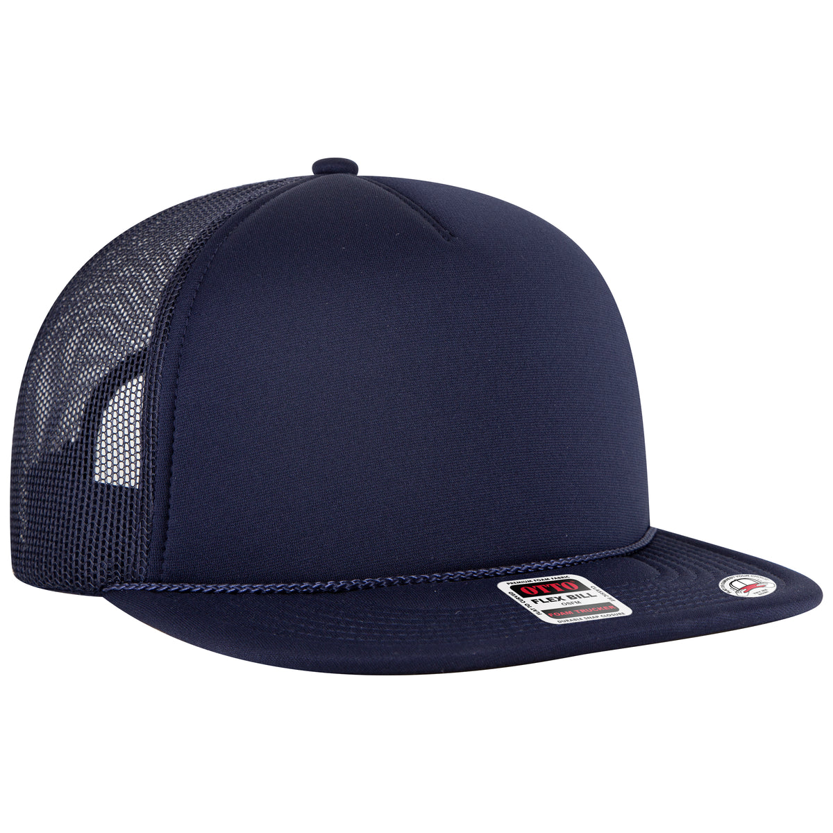 OTTO CAP "OTTO SNAP" 5 Panel Pro Style Mesh Back Trucker Snapback Hat OTTO 3995015-1 Otto Cap