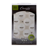 Champion Sports 3-STAR TOURNAMENT TABLE TENNIS BALLS WHITE, PACK OF 6