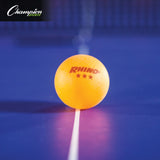 Champion Sports 3-STAR TOURNAMENT TABLE TENNIS BALLS WHITE, PACK OF 6