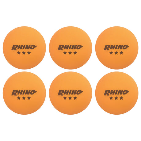 Champion Sports 3STR6WH 3-STAR Tournament Table Tennis Balls White, Pack of 6