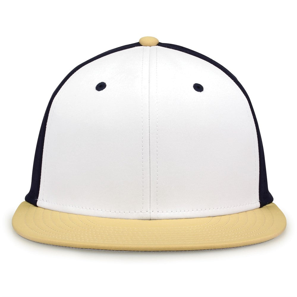 The Game GB998 Perforated GameChanger Baseball Hat | Wholesale Pro Shape Flat Bill Caps