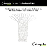 4 MM BASKETBALL NET MULTI
