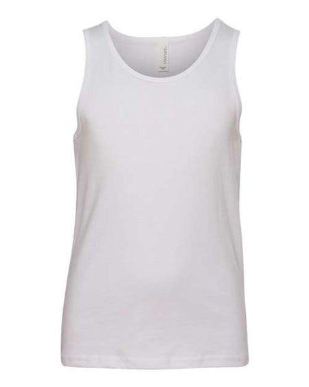 BELLA + CANVAS Youth Jersey Tank - BELLA + CANVAS 3480Y BELLA + CANVAS White S