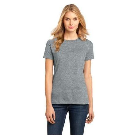 Ladies Perfect Weight Crew Tee Joe's USA X-Small Heathered Steel