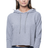Royal Apparel 40175 Women's Triblend French Terry Pullover Crop Hoodie - Tri Vintage Grey